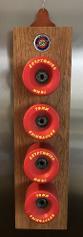 longboard wheel display skateboard wheel display